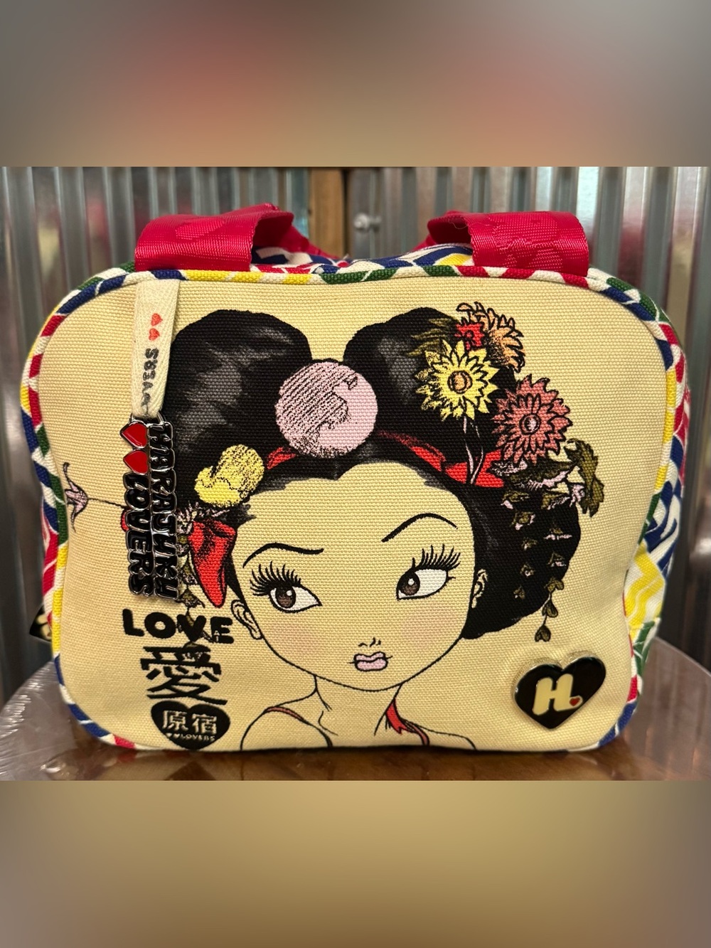 HARAJUKU LOVERS Bowler Bag Canvas “Attraction to Cuteness” Gwen Stefani